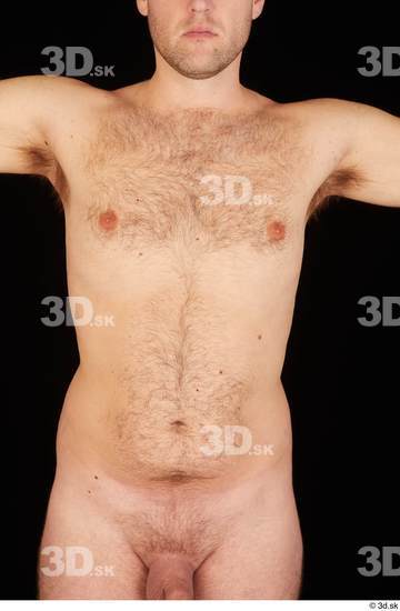 Upper Body Man White Nude Average Studio photo references