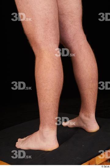 Calf Man White Nude Average Studio photo references