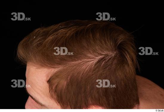 Hair Man White Average Studio photo references