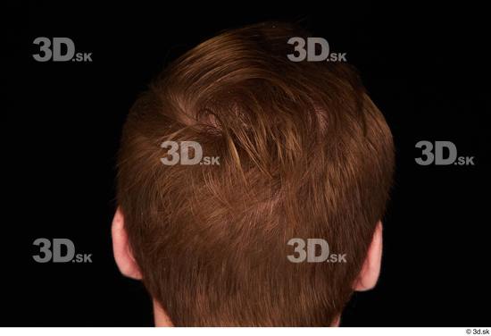 Hair Man White Average Studio photo references