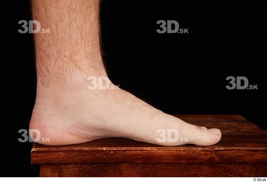 Foot Man White Nude Average Studio photo references