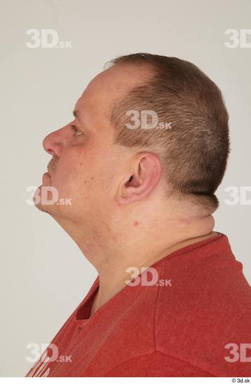 Head Hair Man White Casual Overweight Street photo references