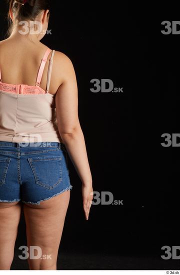 Woman White Chubby Female Studio Poses