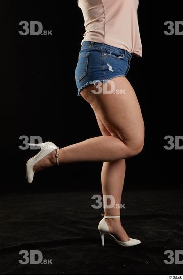 Woman White Chubby Female Studio Poses