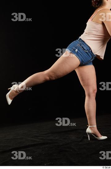 Woman White Chubby Female Studio Poses