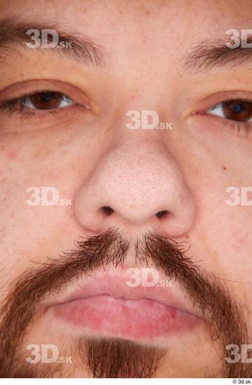 Face Nose Man White Casual Overweight Street photo references