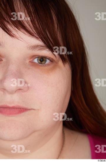 Eye Face Woman White Casual Overweight Street photo references