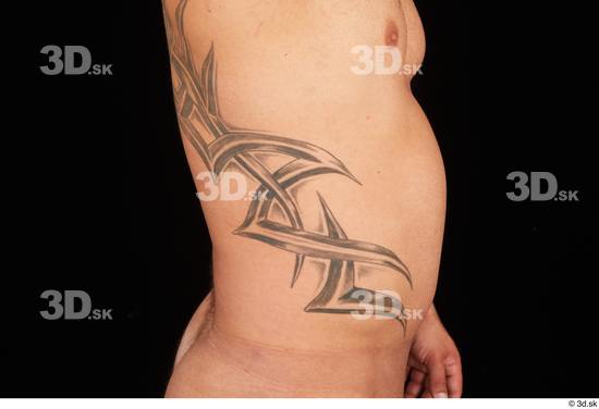 Skin Man White Tattoo Nude Muscular Studio photo references