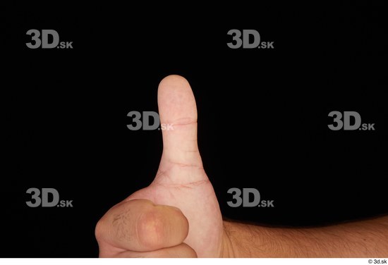 Fingers Man White Nude Muscular Studio photo references