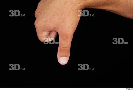 Fingers Man White Nude Muscular Studio photo references