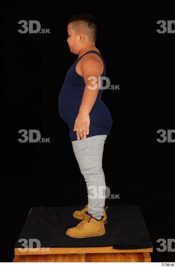 Whole Body Man White Sports Overweight Standing Top Studio photo references