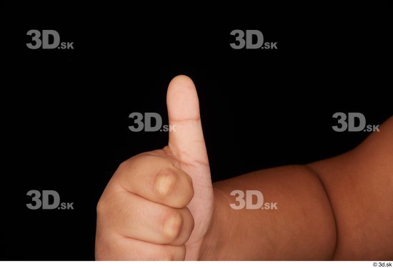 Fingers Man White Nude Overweight Studio photo references