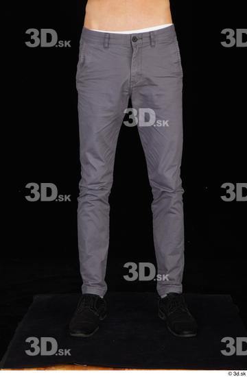 Leg Man White Shoes Trousers Slim Studio photo references