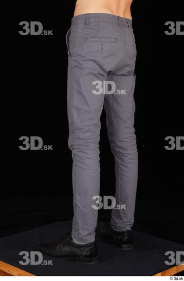 Leg Man White Shoes Trousers Slim Studio photo references