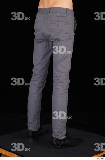 Leg Man White Shoes Trousers Slim Studio photo references