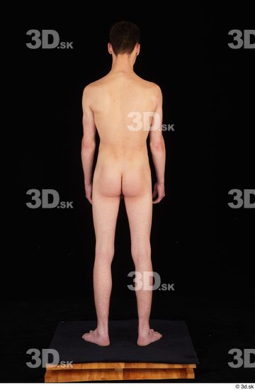 Whole Body Man White Nude Slim Standing Studio photo references