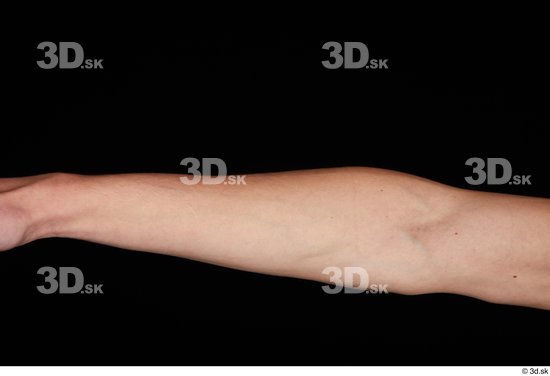 Forearm Man White Nude Slim Studio photo references