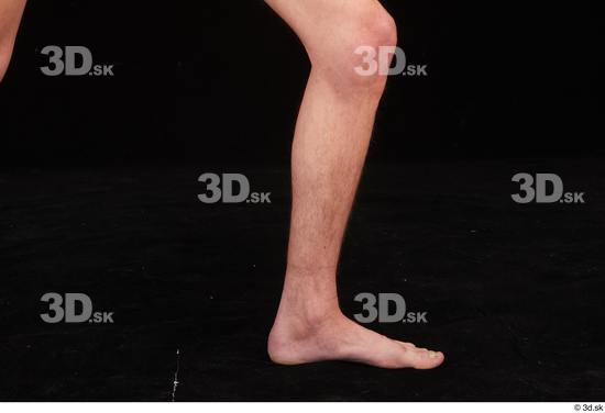 Calf Man White Nude Slim Studio photo references