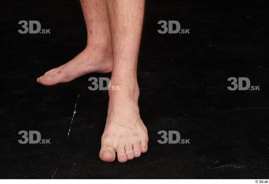 Foot Man White Nude Slim Studio photo references