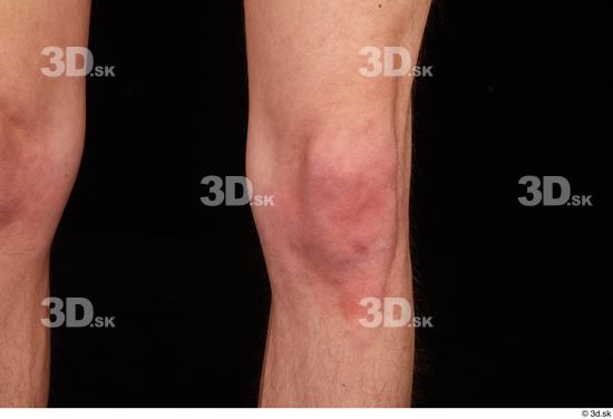 Knee Man White Nude Slim Studio photo references