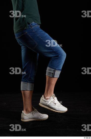 Leg Man White Jeans Slim Studio photo references