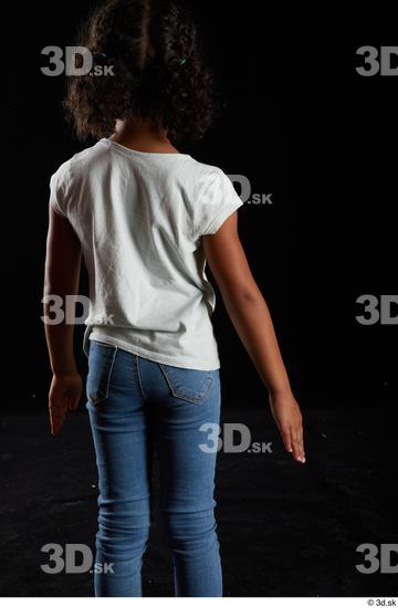 Arm Back Woman Casual Shirt Slim Studio photo references