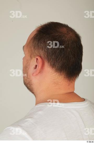 Head Hair Man White Casual Chubby Street photo references