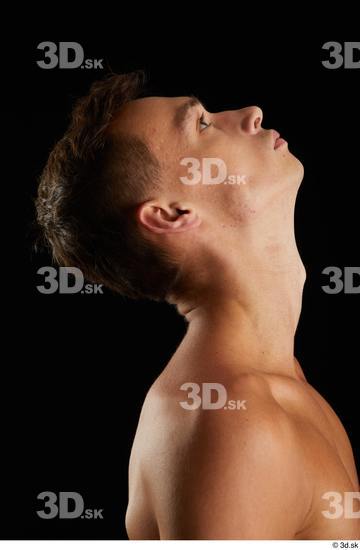 Man White Slim Male Studio Poses