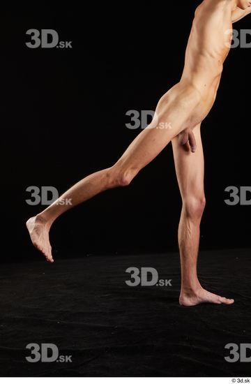 Alessandro Katz  flexing leg nude side view  jpg