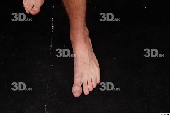 Foot Man Nude Slim Studio photo references