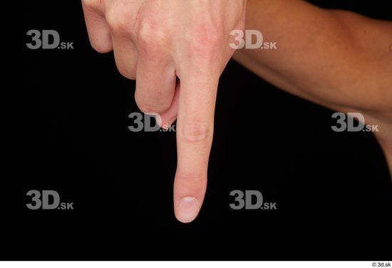 Fingers Man Slim Studio photo references