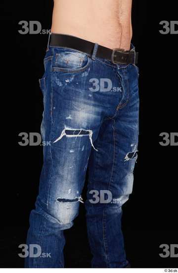 Lutro belt blue jeans casual dressed thigh  jpg