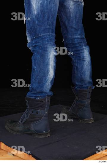 Lutro black winter shoes blue jeans calf casual dressed  jpg