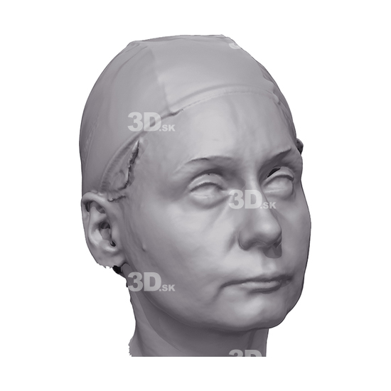 Malvina 3D Scan of Head
