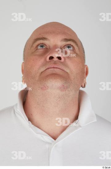 Head Man White Sports Overweight Street photo references