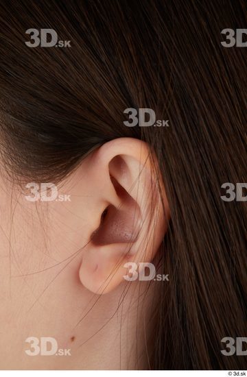 Ear Woman Asian Casual Slim Street photo references