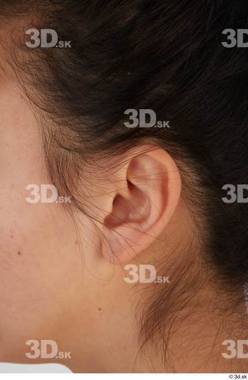 Ear Woman Asian Casual Slim Street photo references