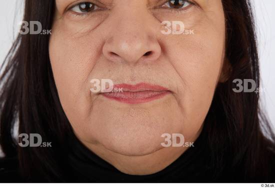Mouth Woman Casual Chubby Street photo references