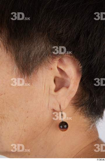 Ear Woman Asian Casual Chubby Street photo references