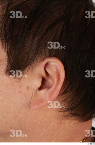 Ear Man Asian Casual Slim Street photo references