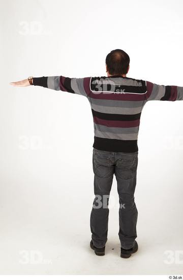 Whole Body Man T poses Asian Casual Slim Standing Street photo references