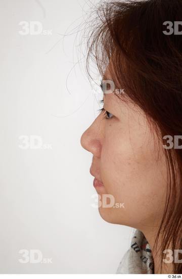 Nose Woman Asian Casual Slim Street photo references