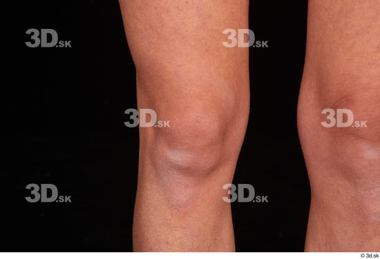 Knee Woman White Nude Slim Studio photo references