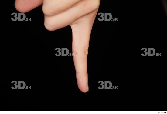 Fingers Woman White Slim Studio photo references