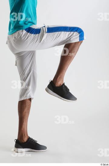 Leg Man Black Shorts Slim Studio photo references