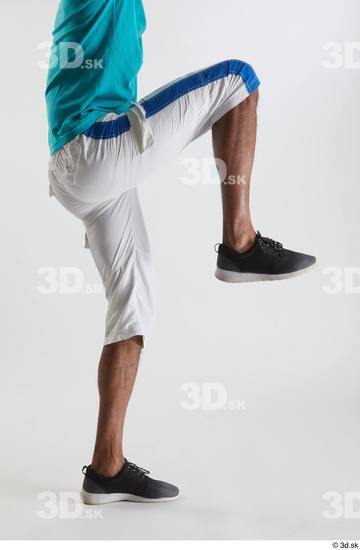 Leg Man Black Shorts Slim Studio photo references