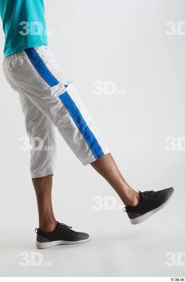 Leg Man Black Shorts Slim Studio photo references