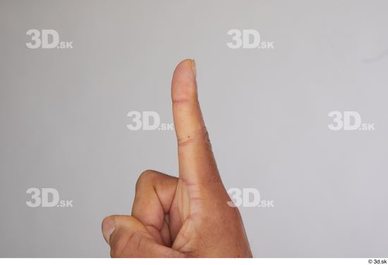 Fingers Man Black Nude Slim Studio photo references