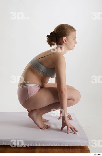 Woman White Average Female Studio Poses