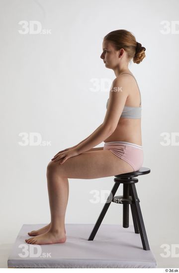 Woman White Average Female Studio Poses